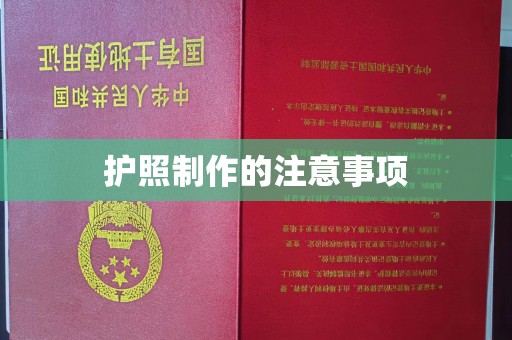 城口护照制作的注意事项