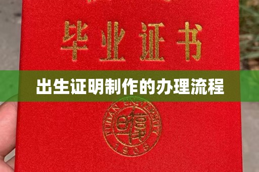城口出生证明制作的办理流程