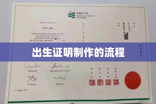 城口出生证明制作的流程