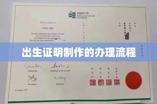城口出生证明制作的办理流程