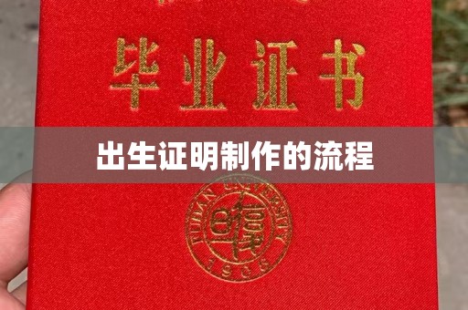 城口出生证明制作的流程